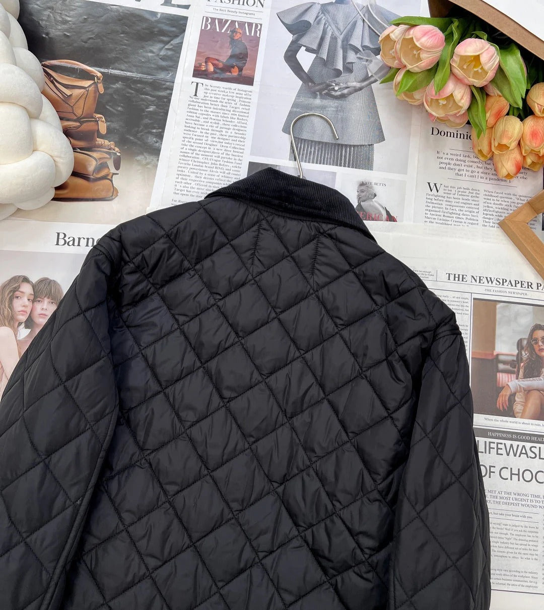 PRADA 25S LIGHTWEIGHT COTTON COLLARED JACKET 365