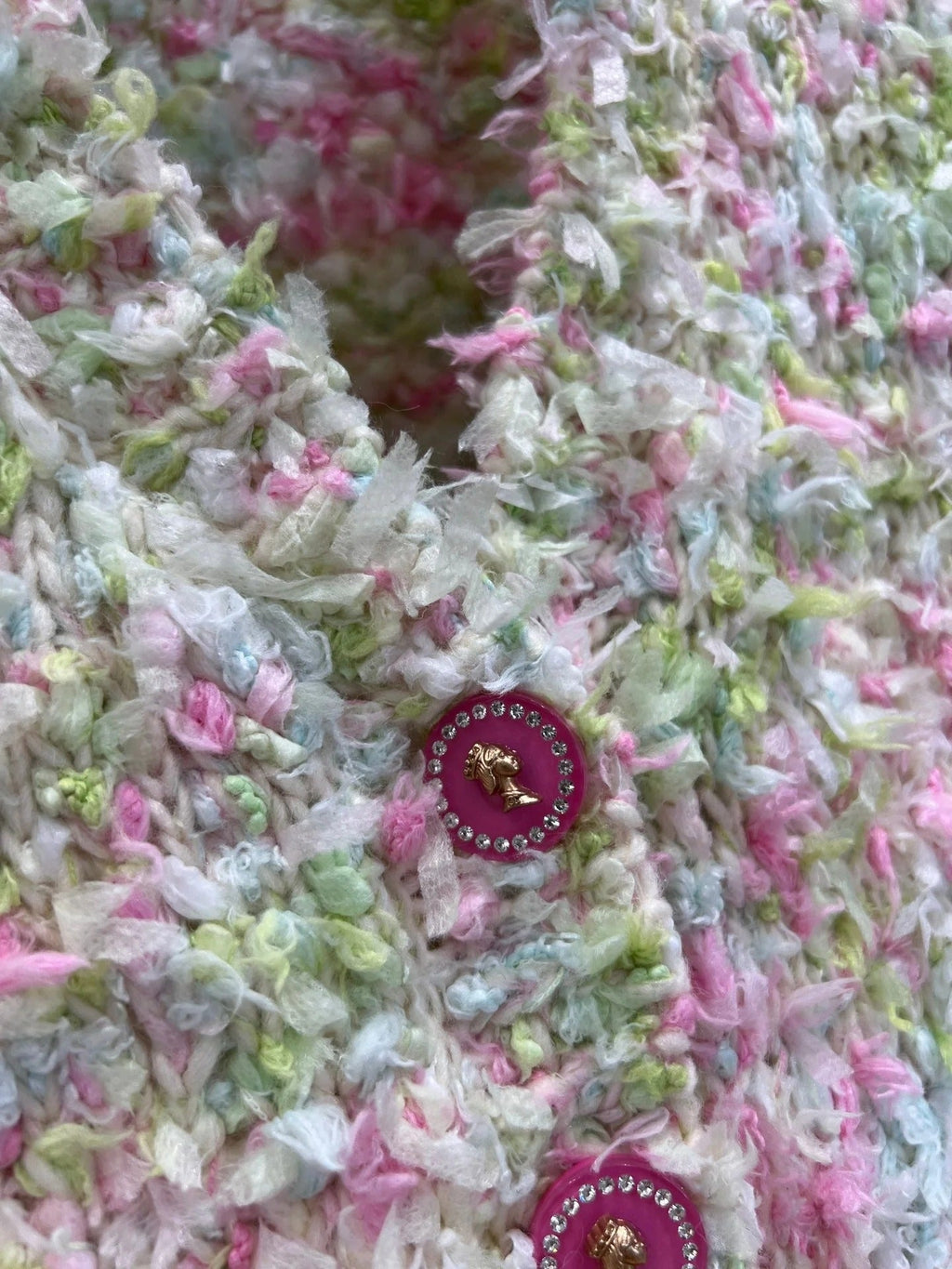 CHANEL 25S KNITTED WOOL COAT 232215