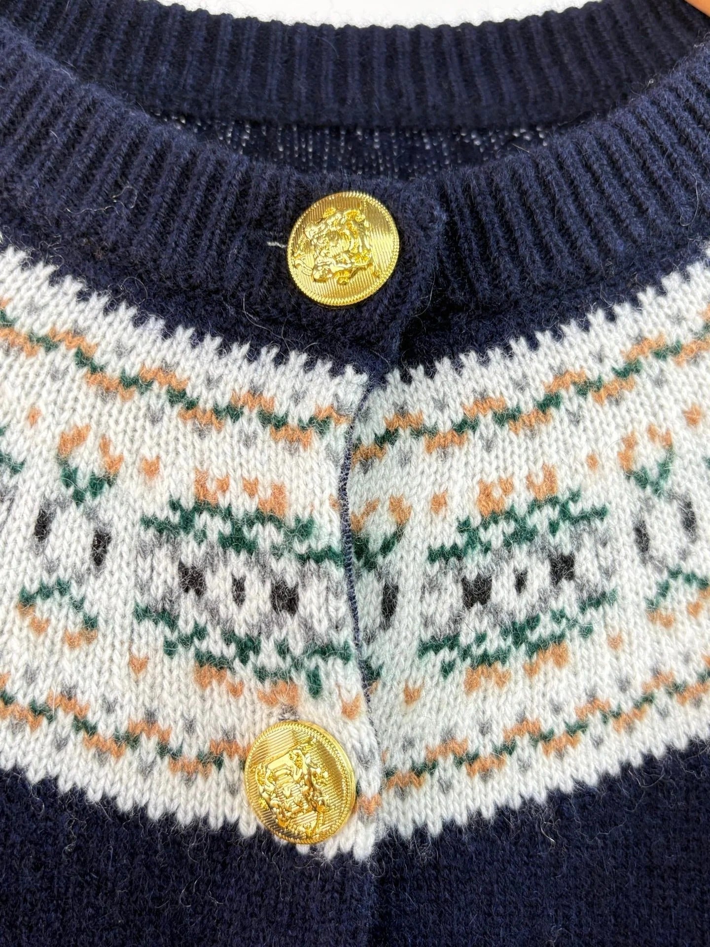 CELINE 25S ROUND-NECK CROCHET SWEATER 0058