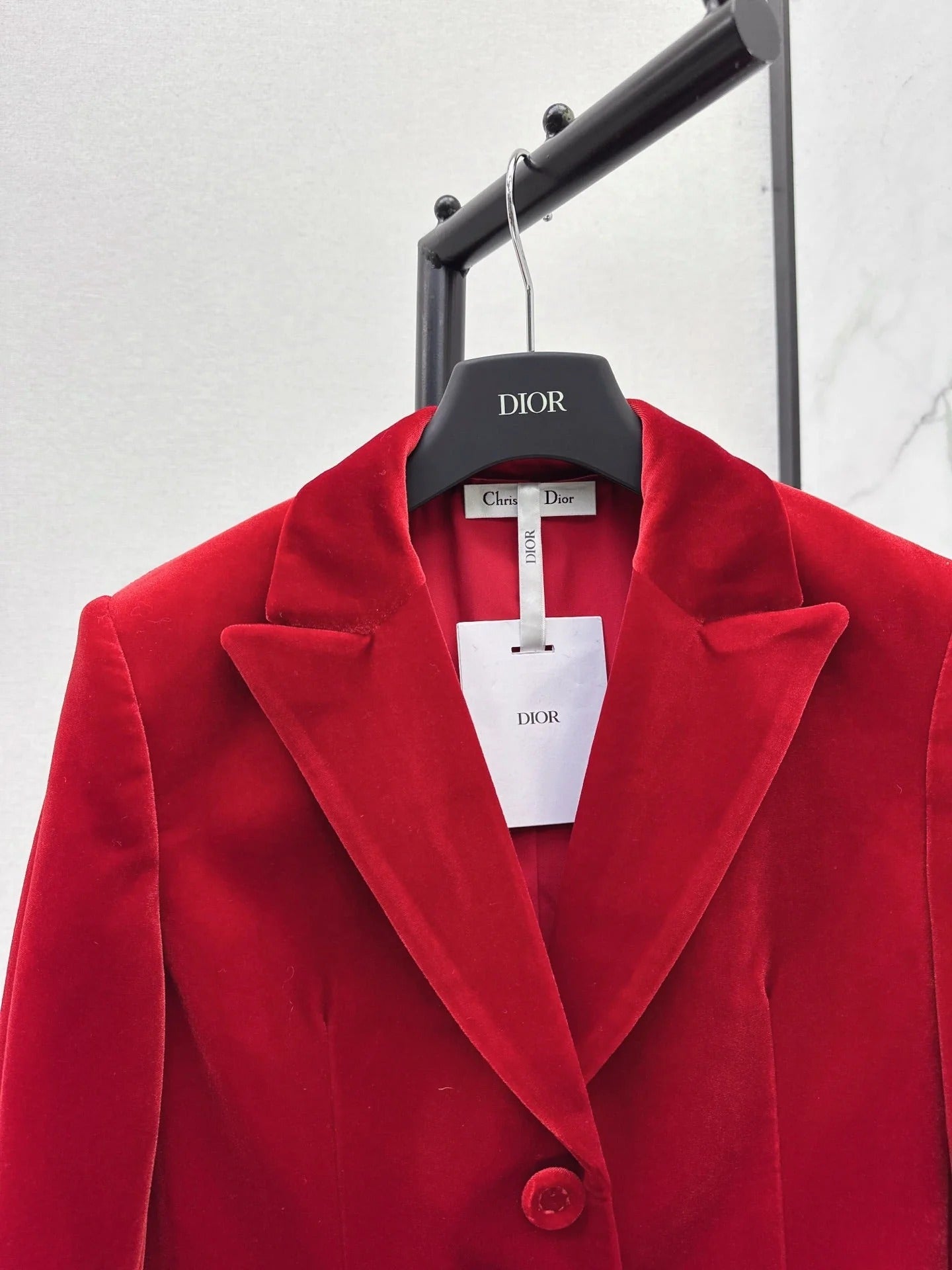DIOR 25S VELVET BLAZER 522