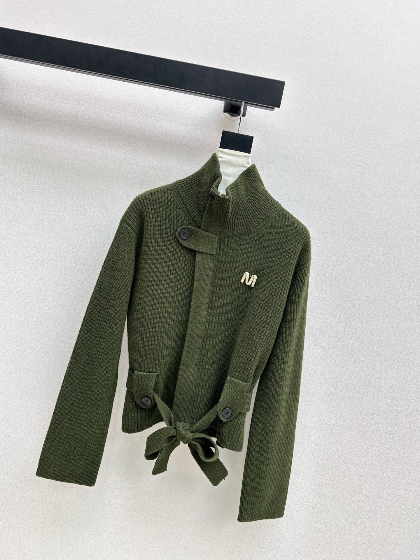 MAX MARA 25S STAND COLLAR CARDIGAN COAT 037