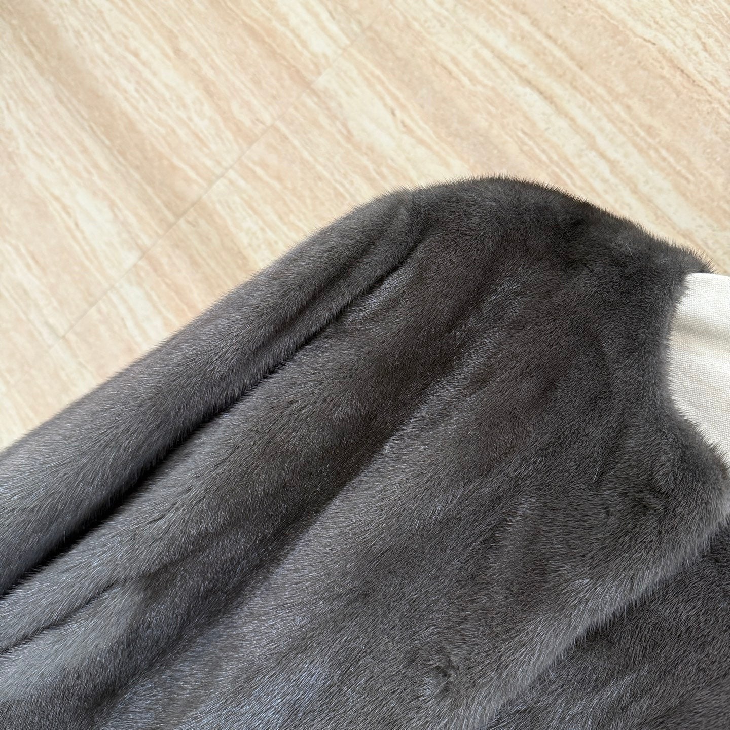 HERMES 25S SHORT MINK FUR COAT 177