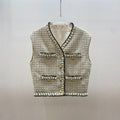 CHANEL 25S TWEED FOUR-POCKET BLAZER 315