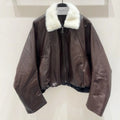 MAX MARA 25S SHORT SHEARLING COAT 169