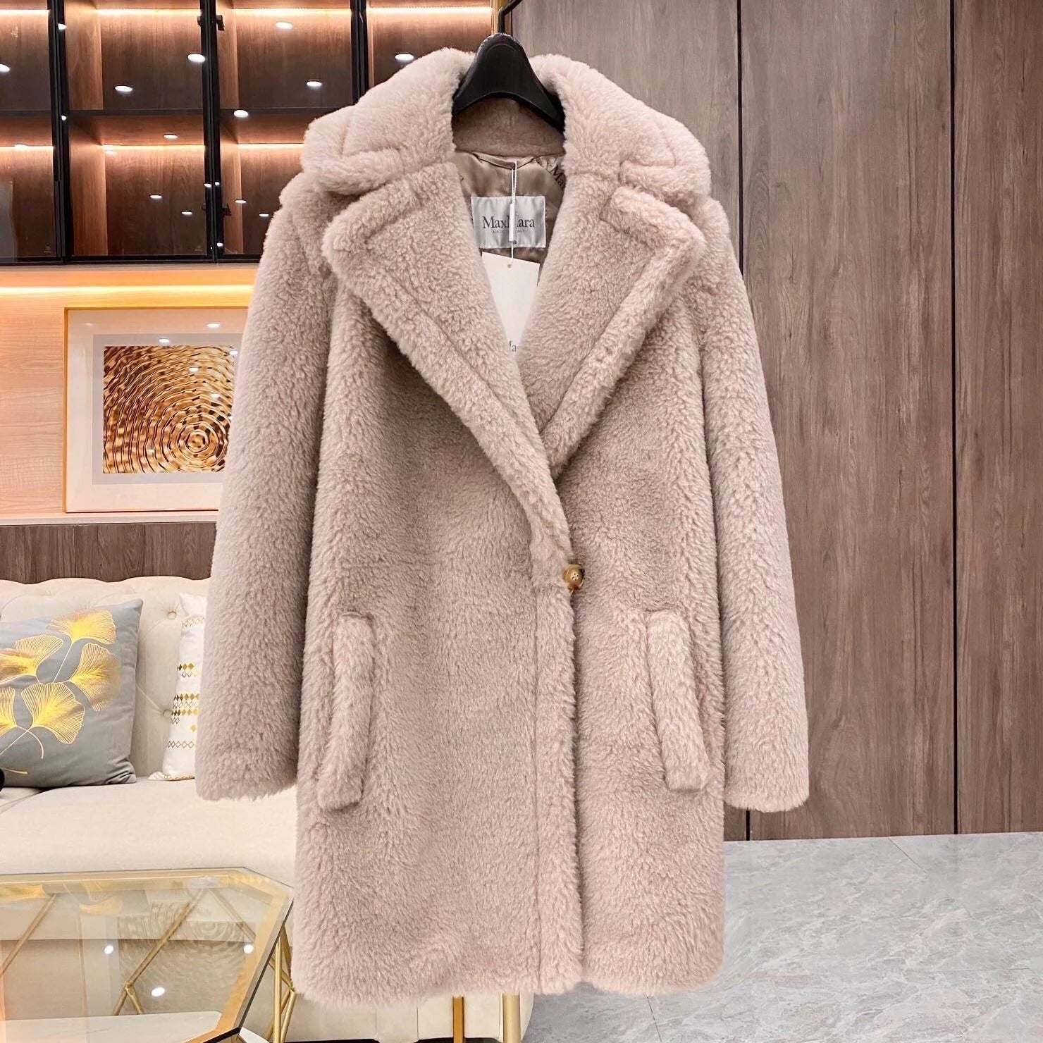 MAX MARA 25S TEDDY SHORT JACKET 074