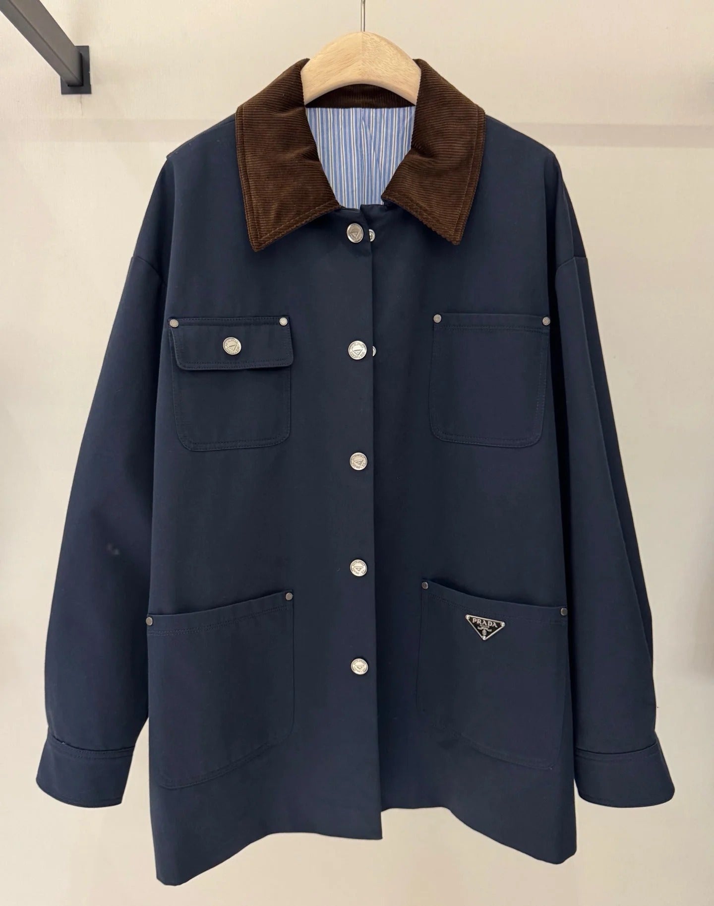 PRADA 25S RETRO-CHIC OFFICE JACKET 334