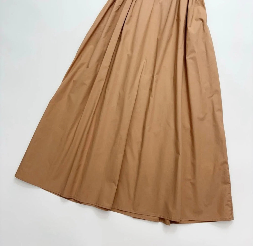 MAX MARA 25S V-NECK SHORT-SLEEVE RAGLAN DRESS 113