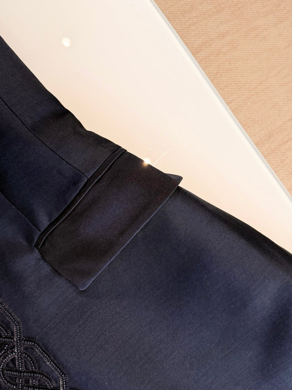 HERMES 25S SLEEVELESS EMBROIDERED SILK DRESS 318