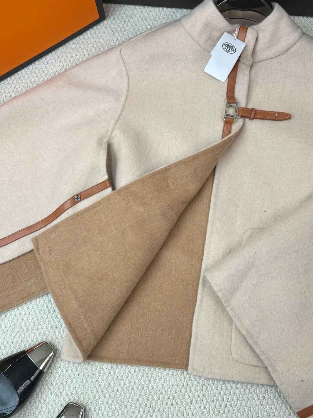 HERMES 25S LUXURY CASHMERE COAT 218