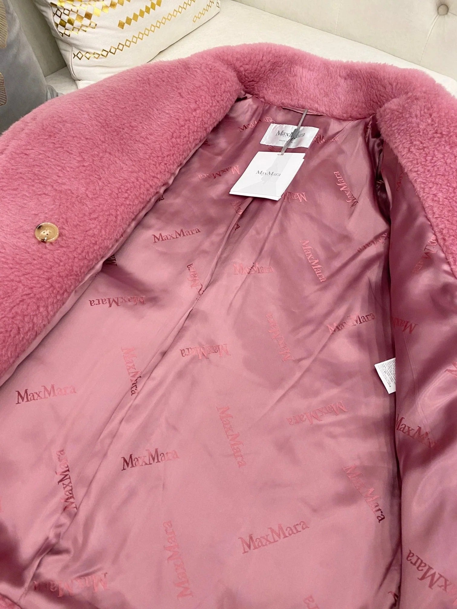 MAX MARA 25S TEDDY SHORT JACKET 073