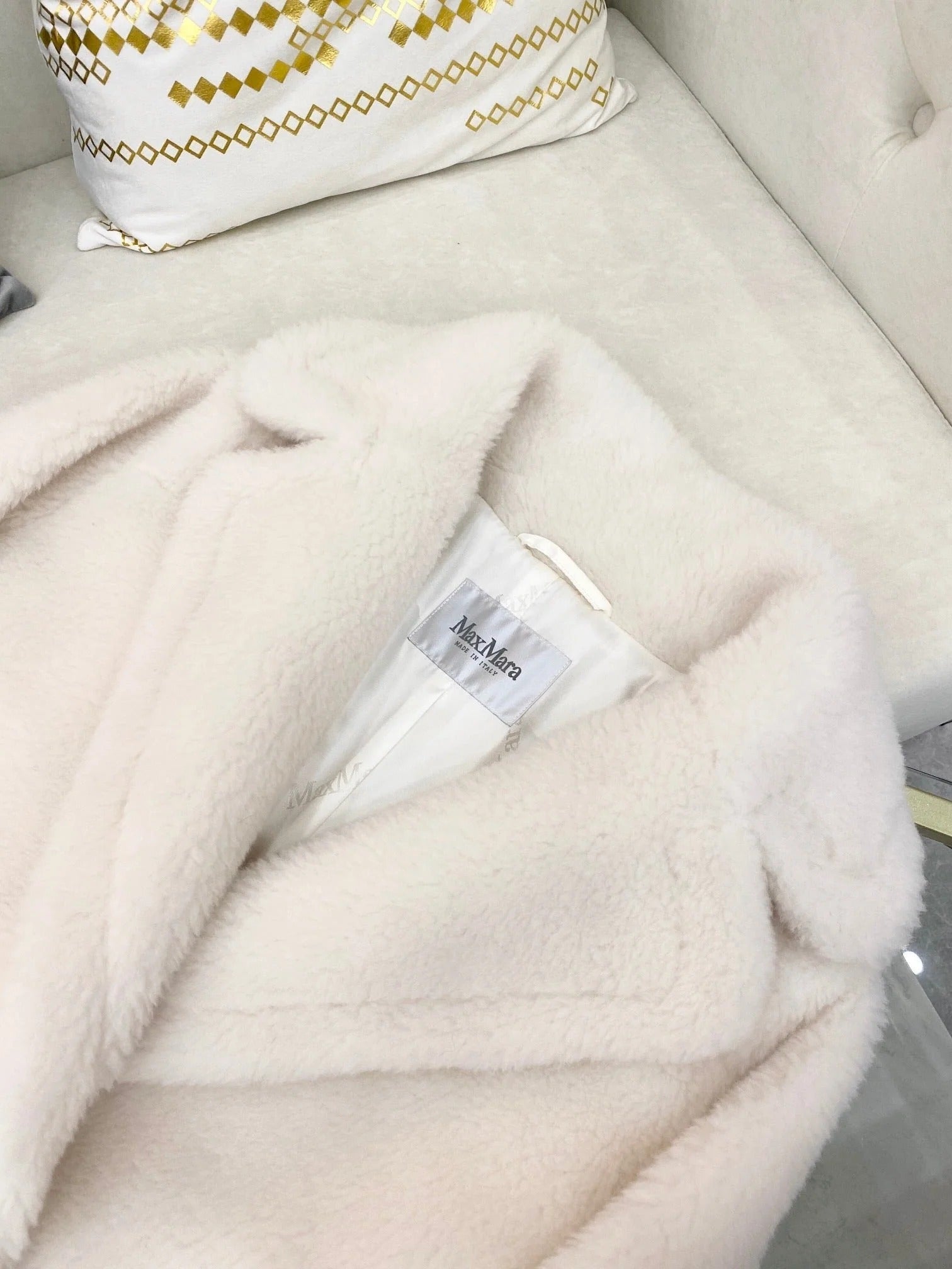 MAX MARA 25S TEDDY SHORT JACKET 078