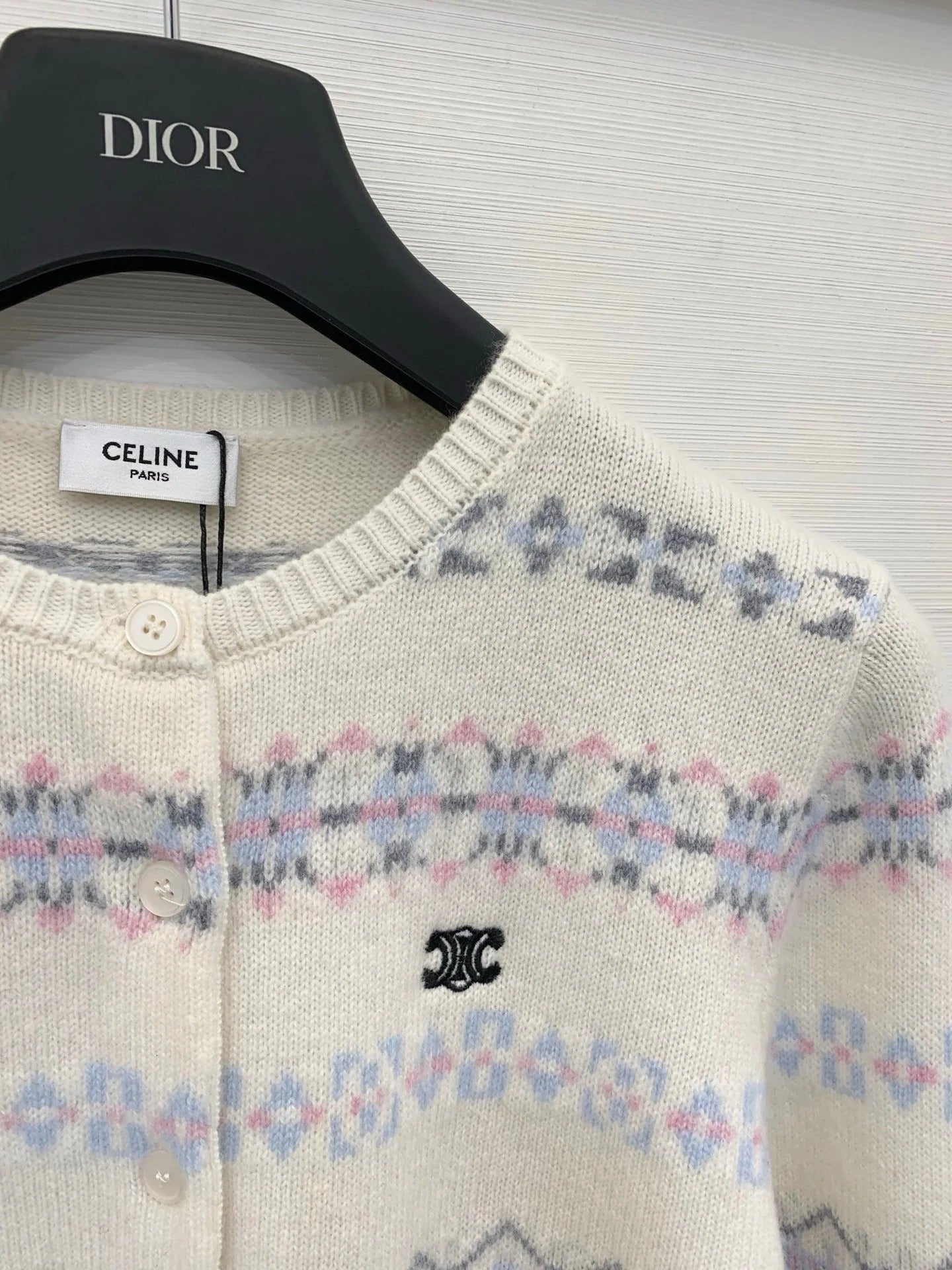 CELINE 25S WOOL CARDIGAN 0071