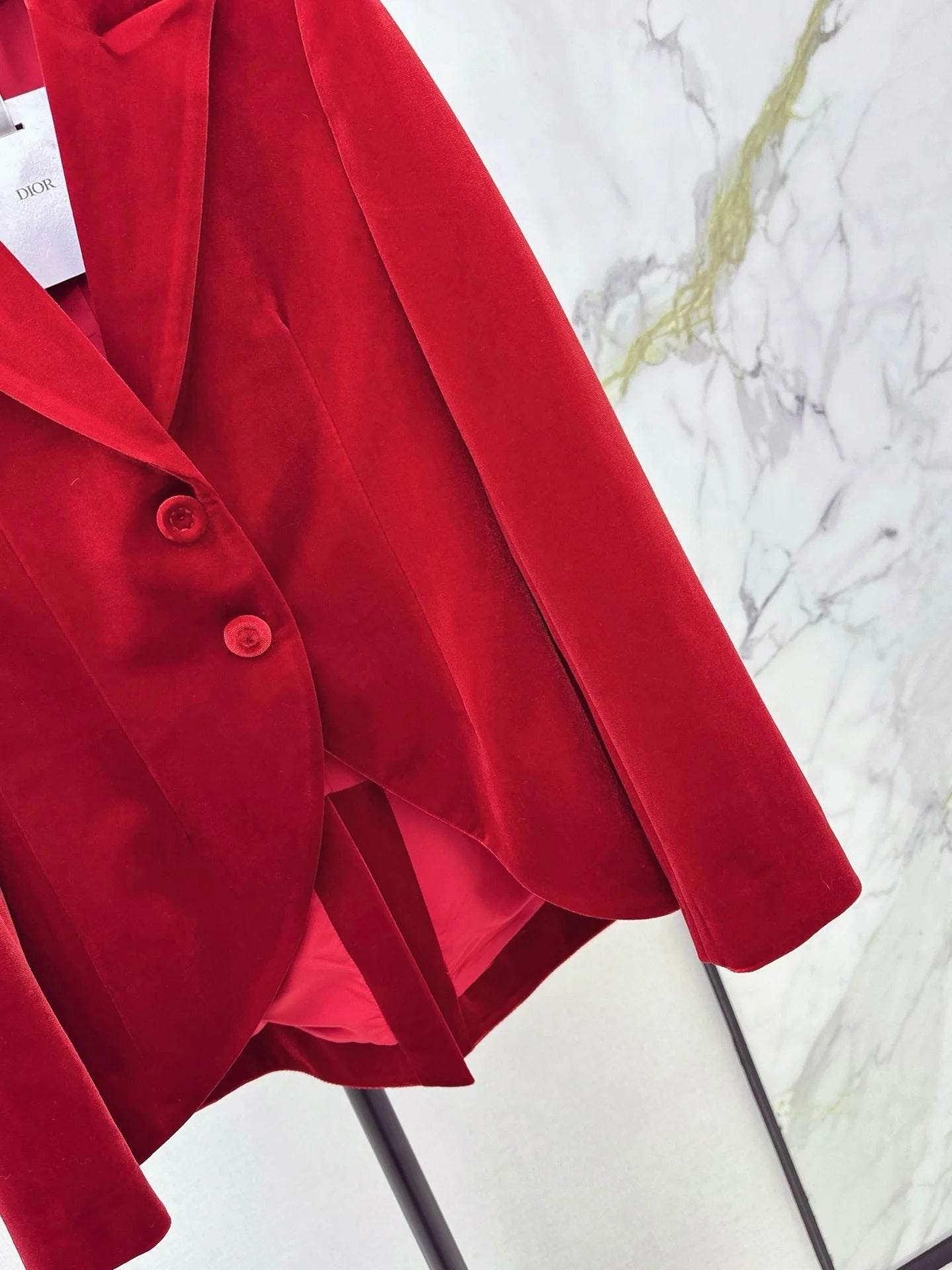 DIOR 25S VELVET BLAZER 522