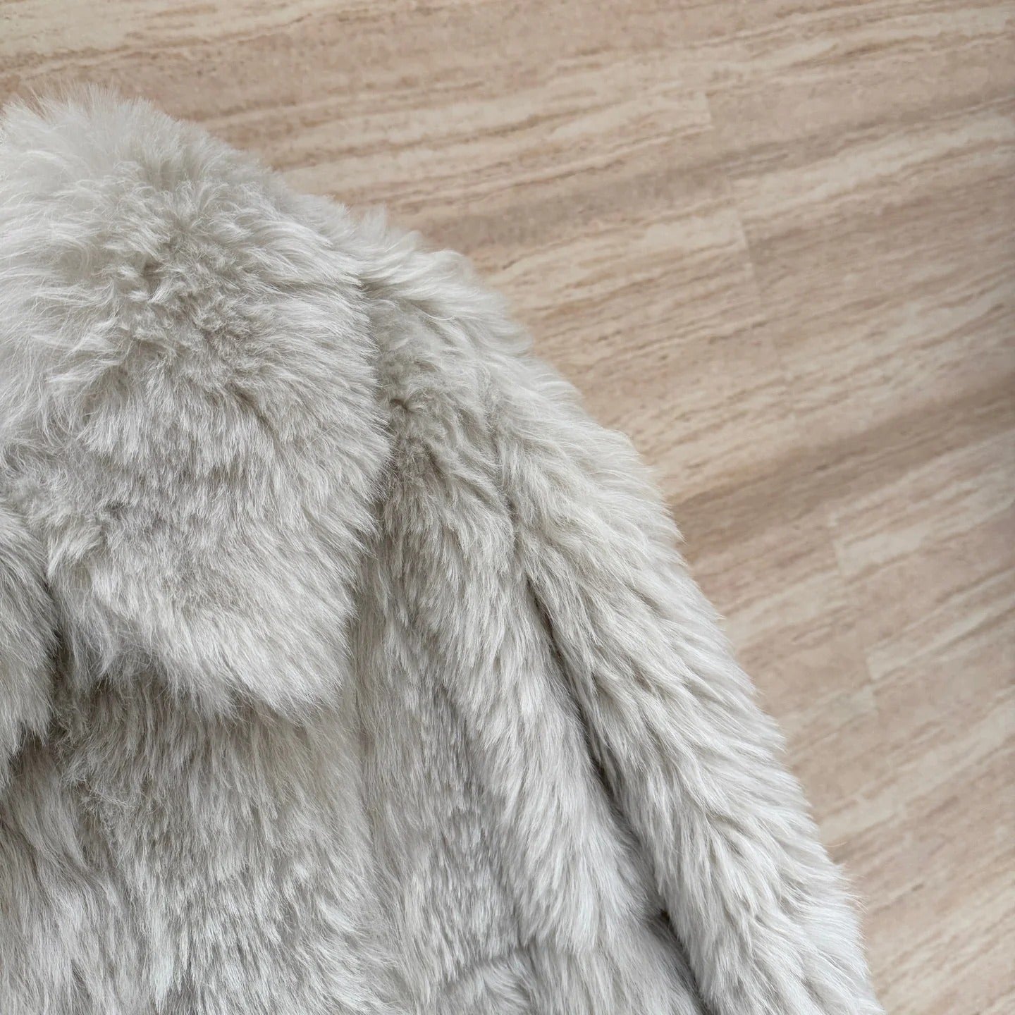 HERMES 25S TUSCAN SHEARLING COAT 200