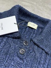 CELINE 25S EMBROIDERED ROUND-NECK SWEATER 0060