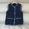 CHANEL 25S TWEED SLEEVELESS VEST 491