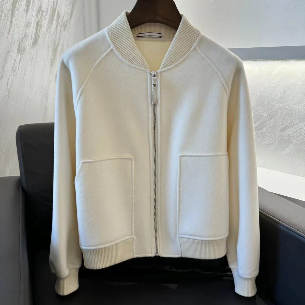 HERMES 25S SHORT CASHMERE COAT 281