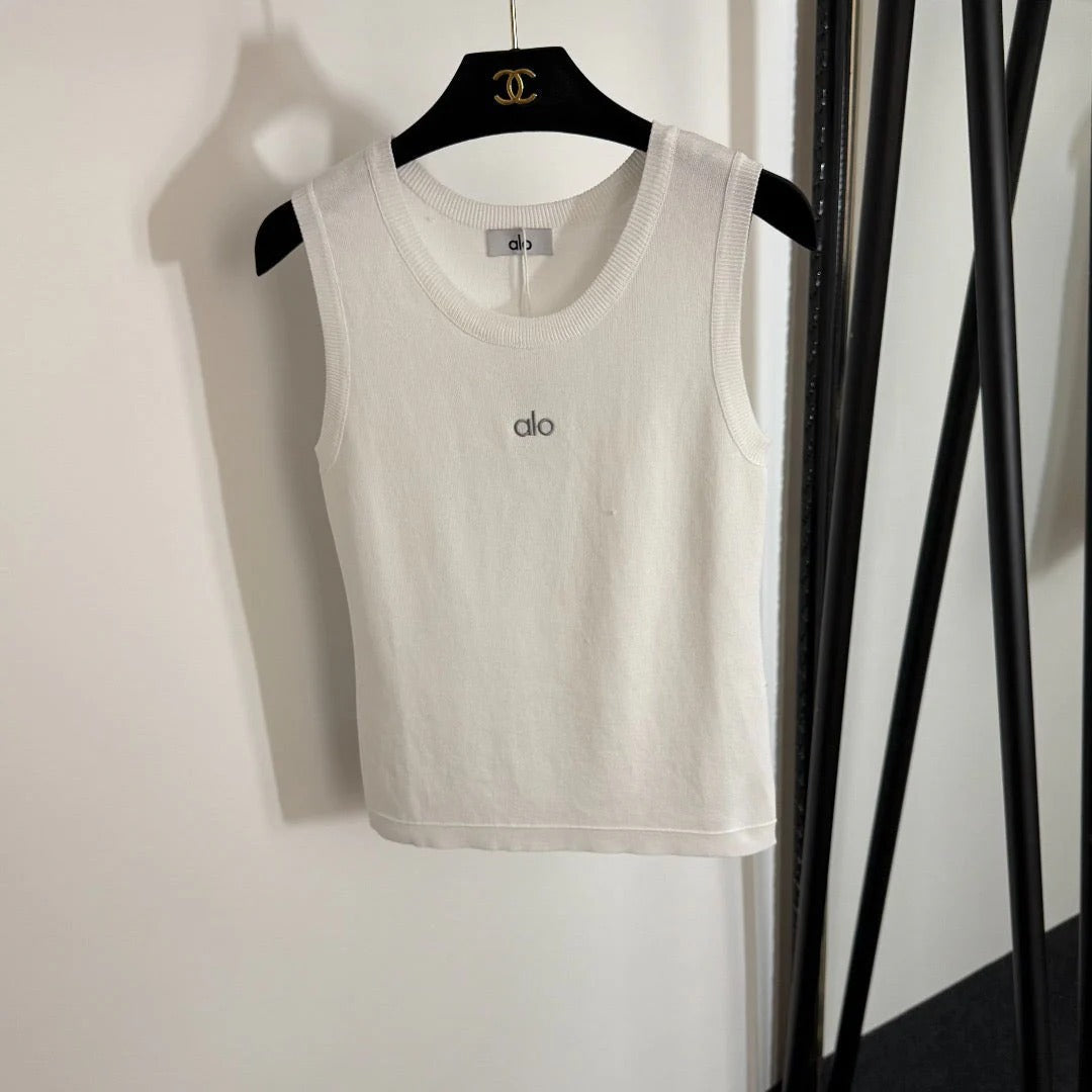 ALO KNIT SLEEVELESS TOP STYLE 162