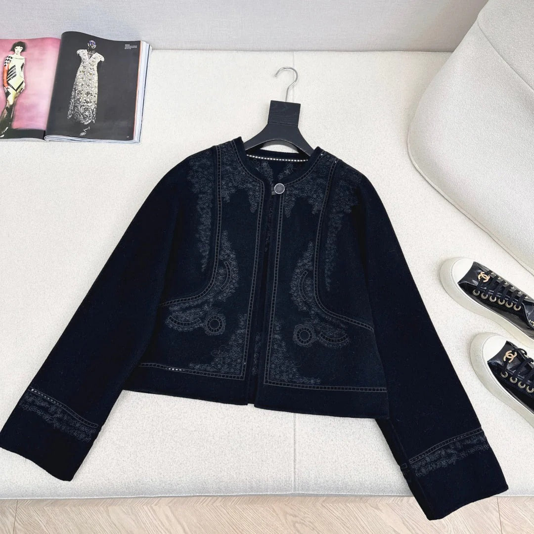 HERMES 25S SHORT CASHMERE COAT 193