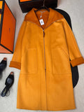 HERMES 25S REVERSIBLE LONG CASHMERE COAT 244