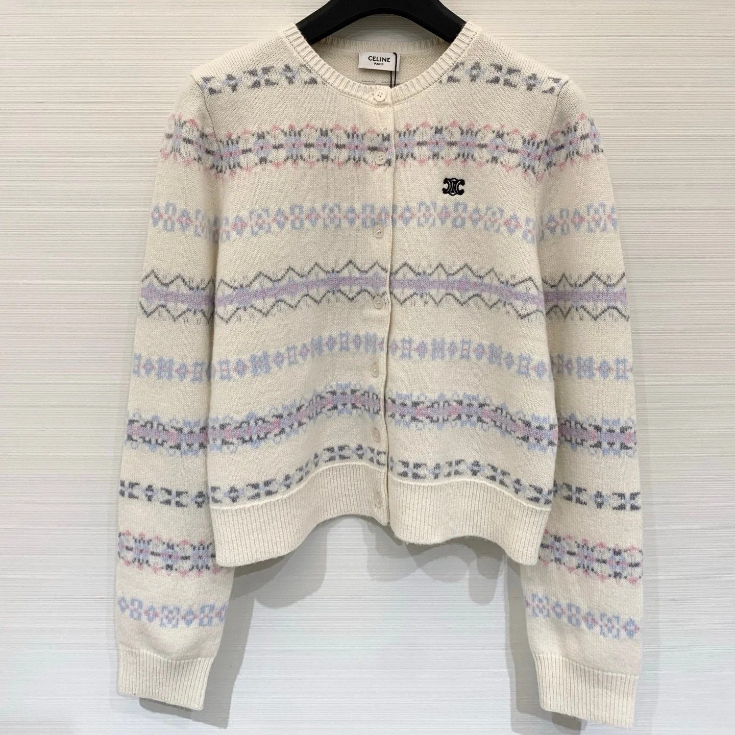 CELINE 25S WOOL CARDIGAN 0071