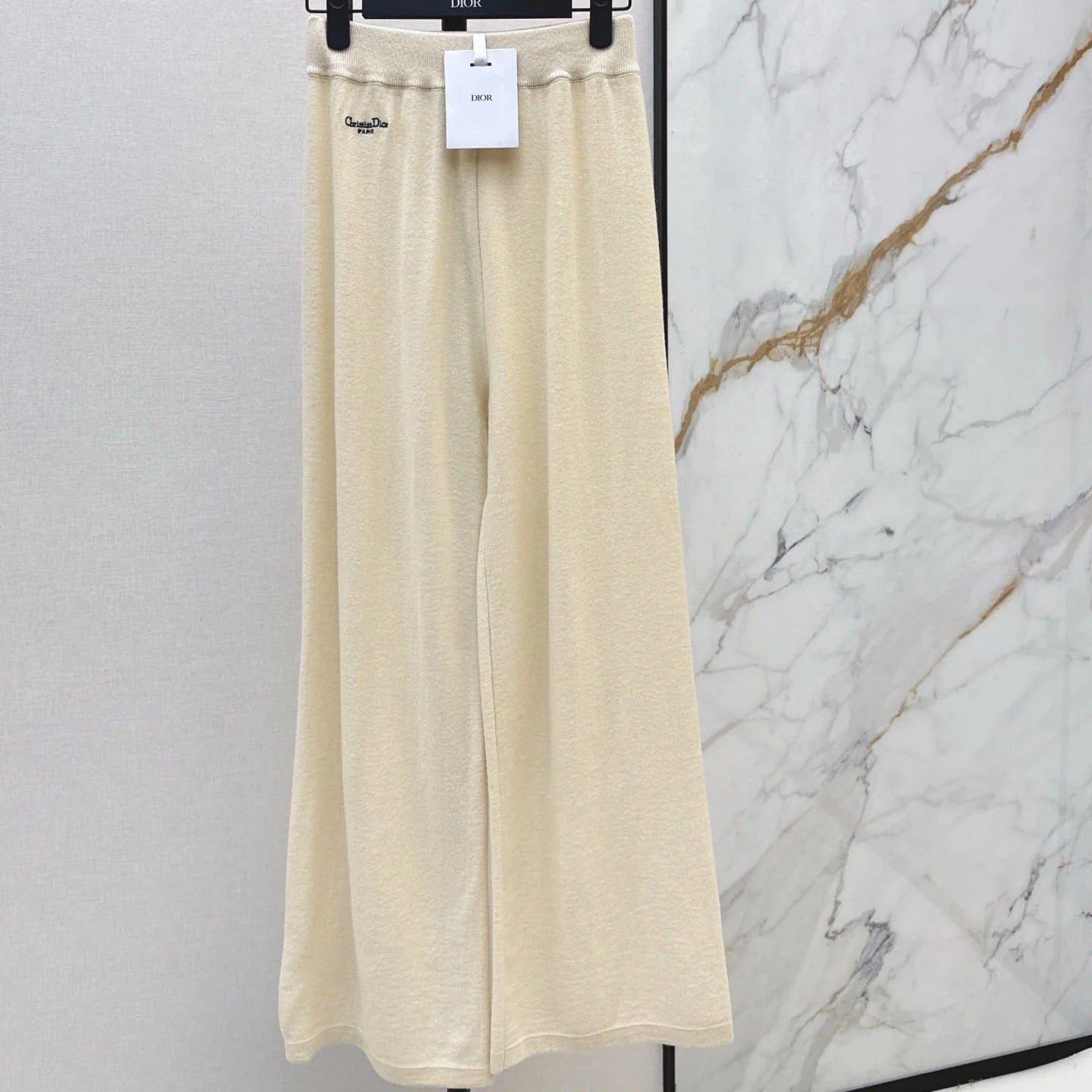 DIOR 25S WIDE-LEG CASHMERE PANTS 570