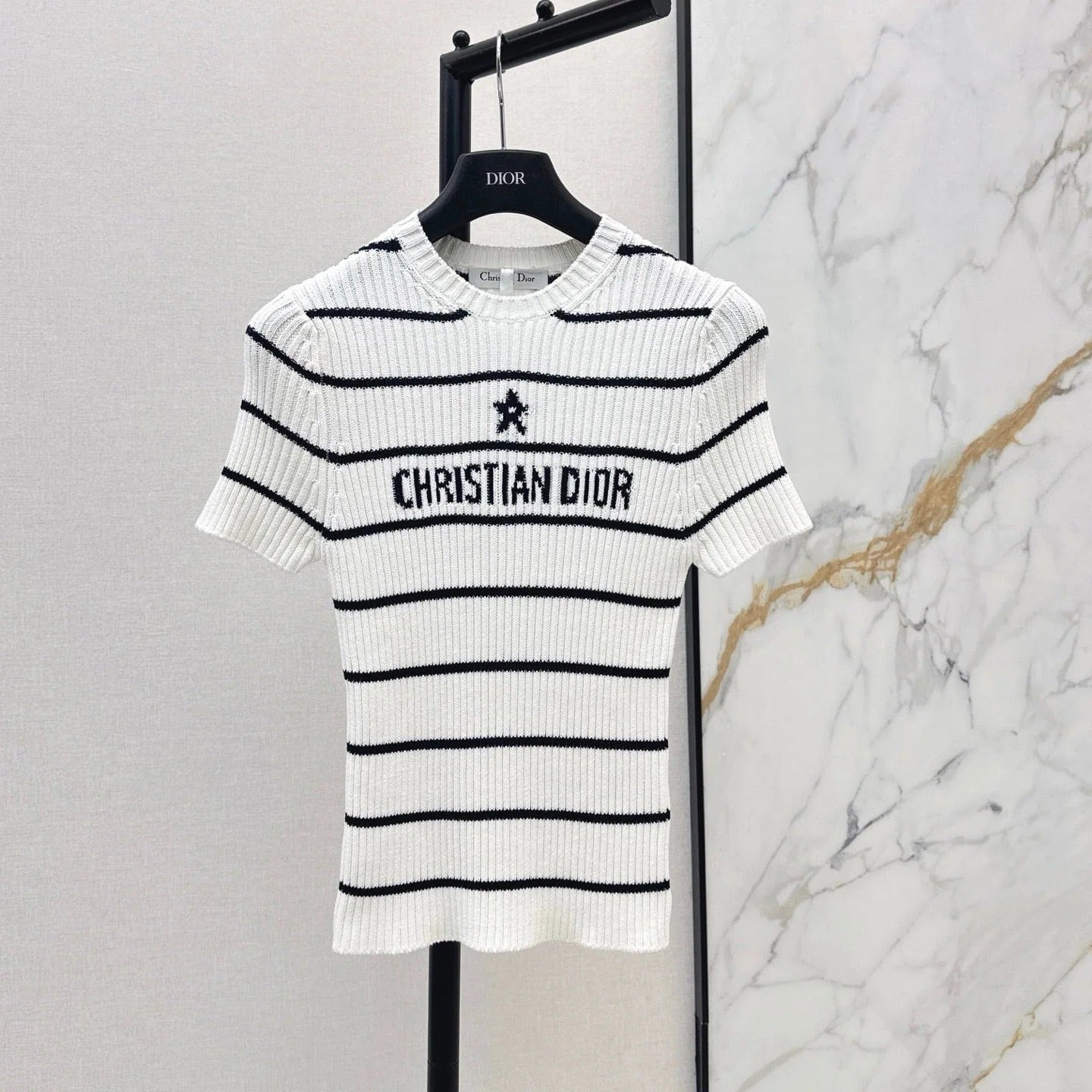 DIOR 25S SHORT-SLEEVE SWEATER 541