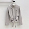 MAX MARA 25S STAND COLLAR CARDIGAN COAT 035