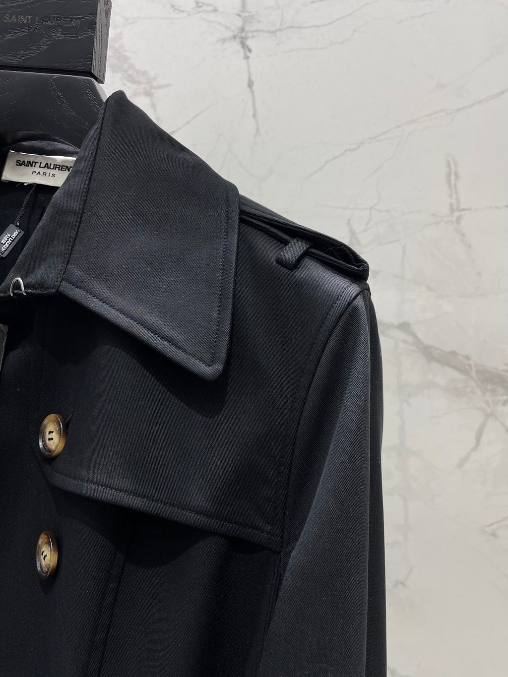 YSL 25S LONG TRENCH COAT STYLE 156