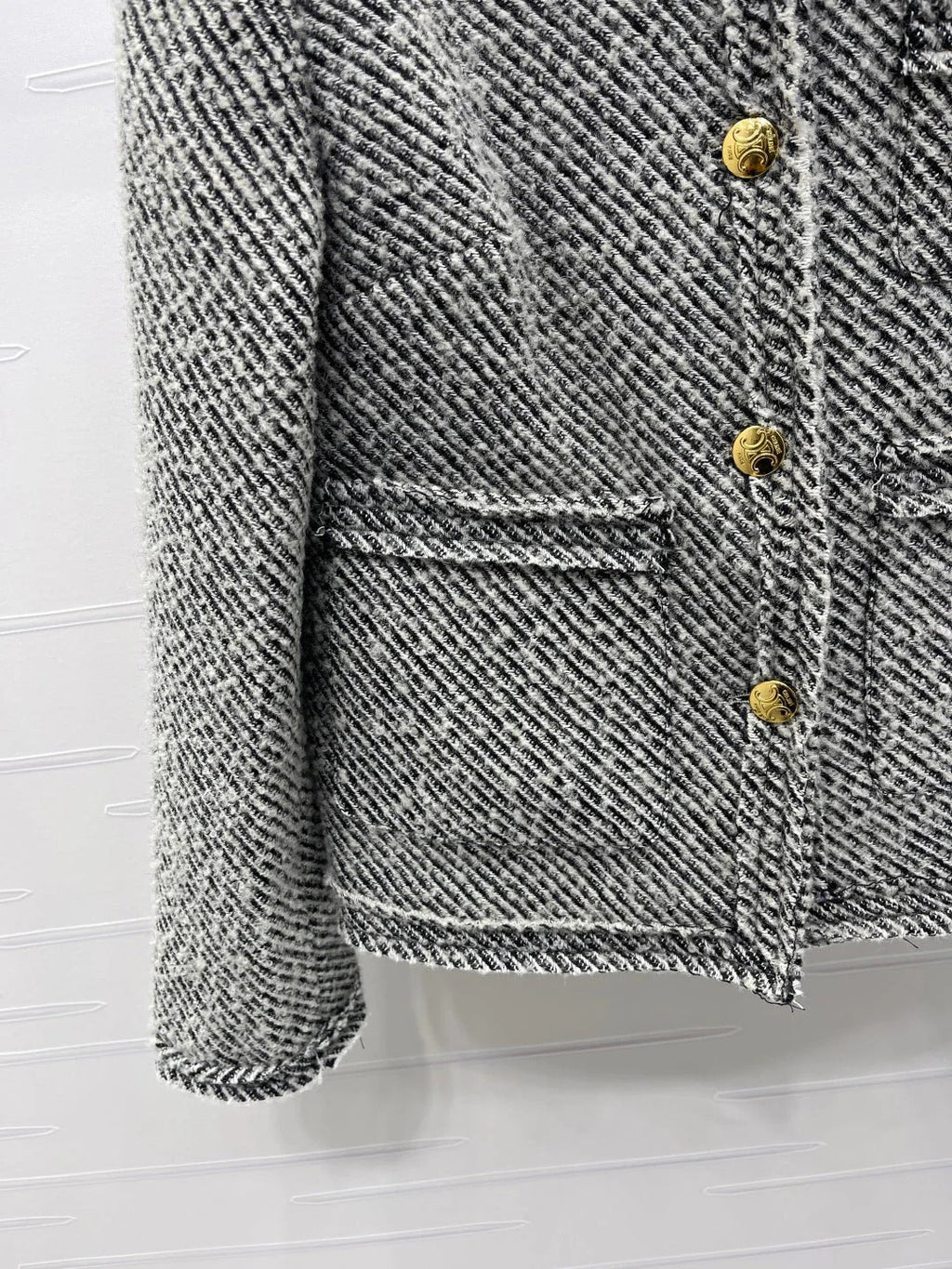 CELINE 25S TWEED JACKET 0033