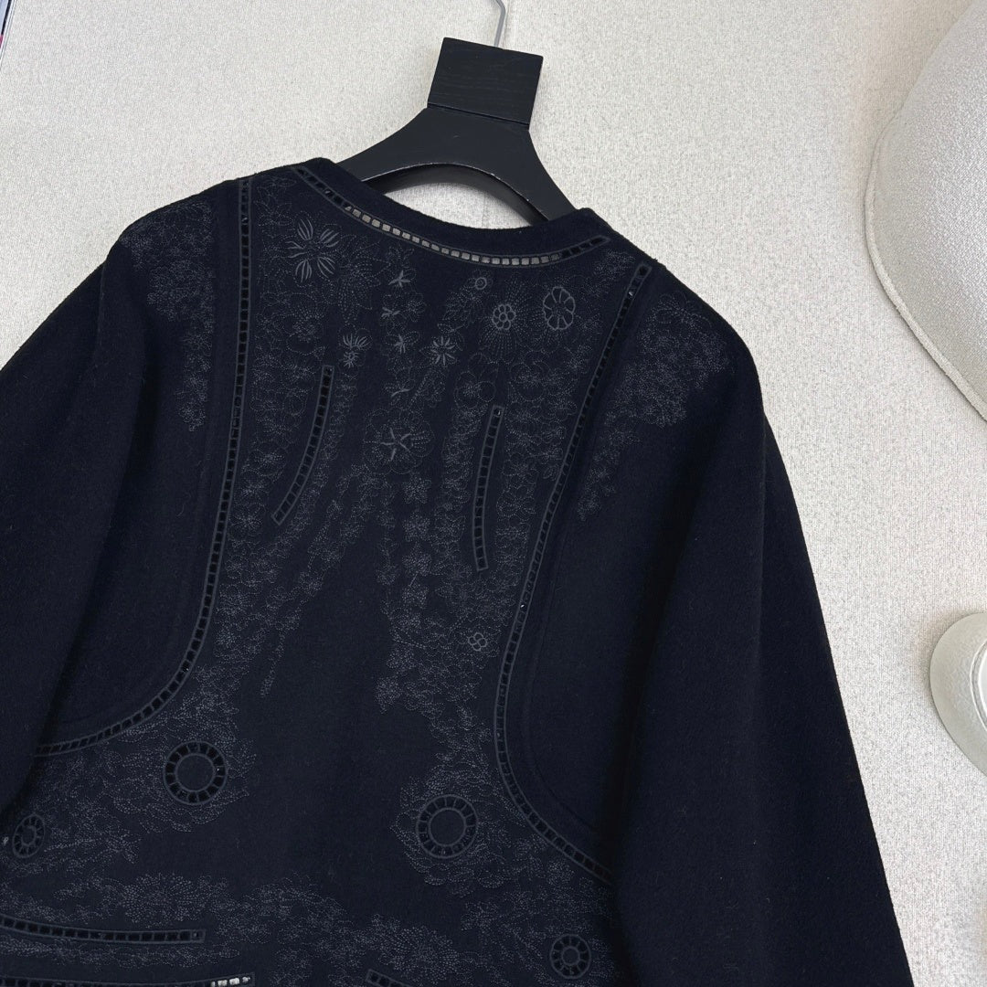 HERMES 25S SHORT CASHMERE COAT 193