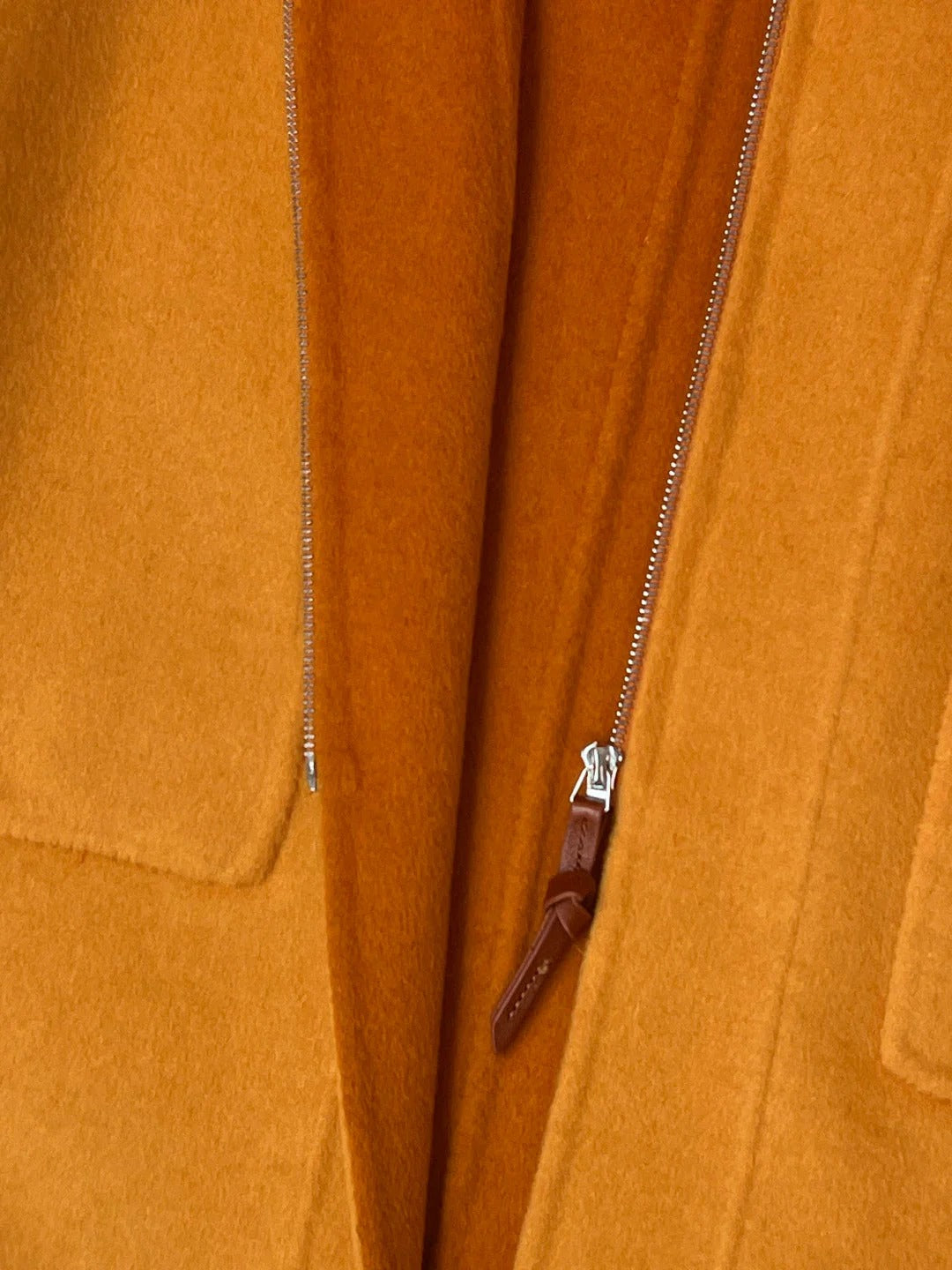 HERMES 25S REVERSIBLE LONG CASHMERE COAT 244