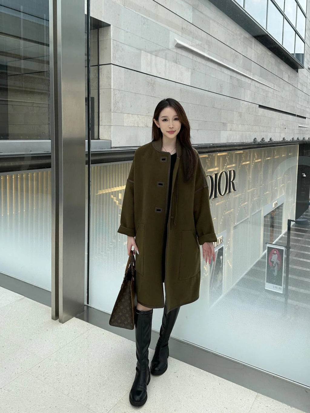 HERMES 25S REVERSIBLE LONG COAT 239