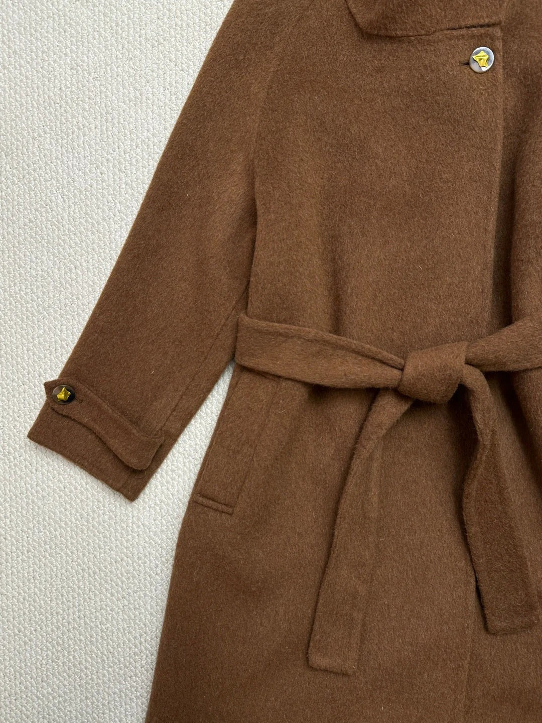 MAX MARA 25S TURTLENECK CASHMERE COAT 132
