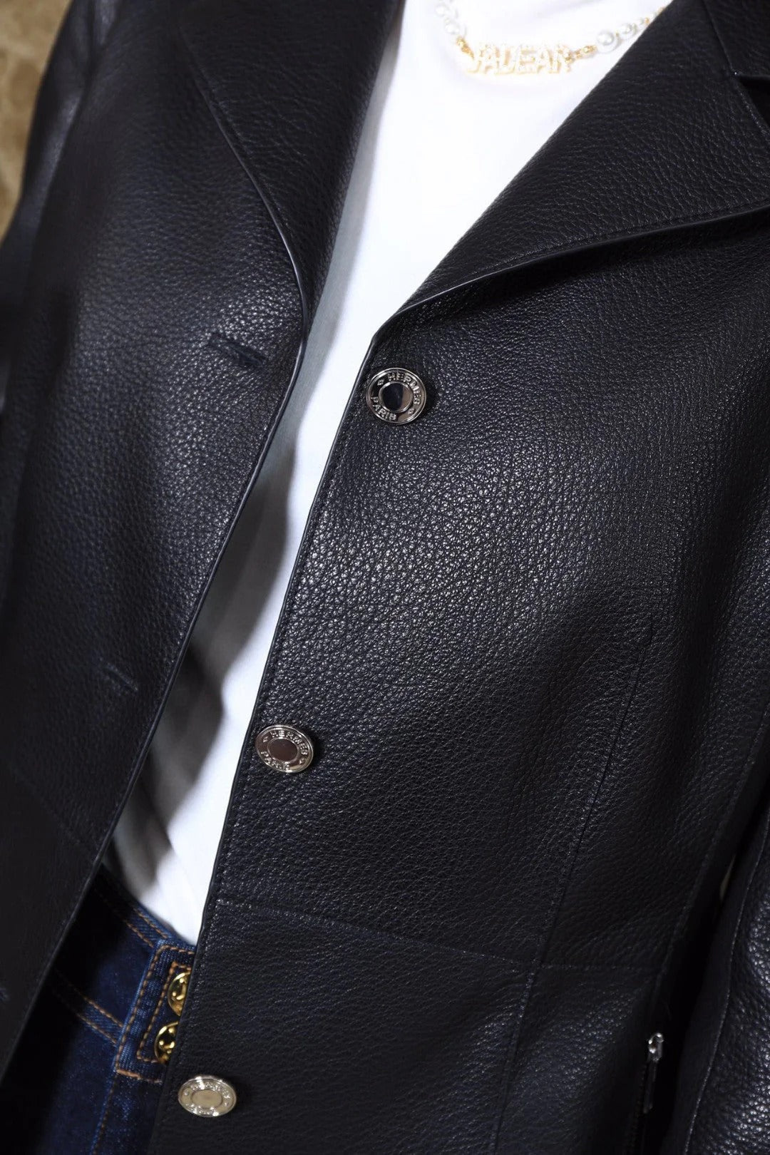 HERMES 25S SHEEPSKIN JACKET 232