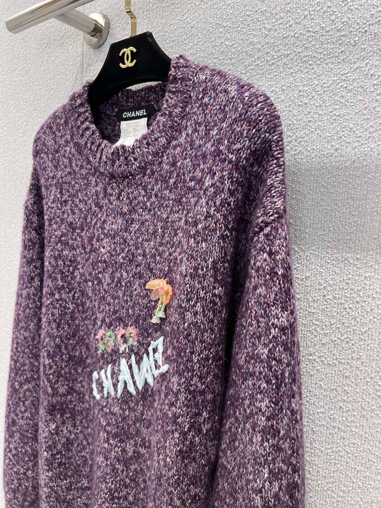 CHANEL 25S KNITTED CASHMERE SWEATER 232683