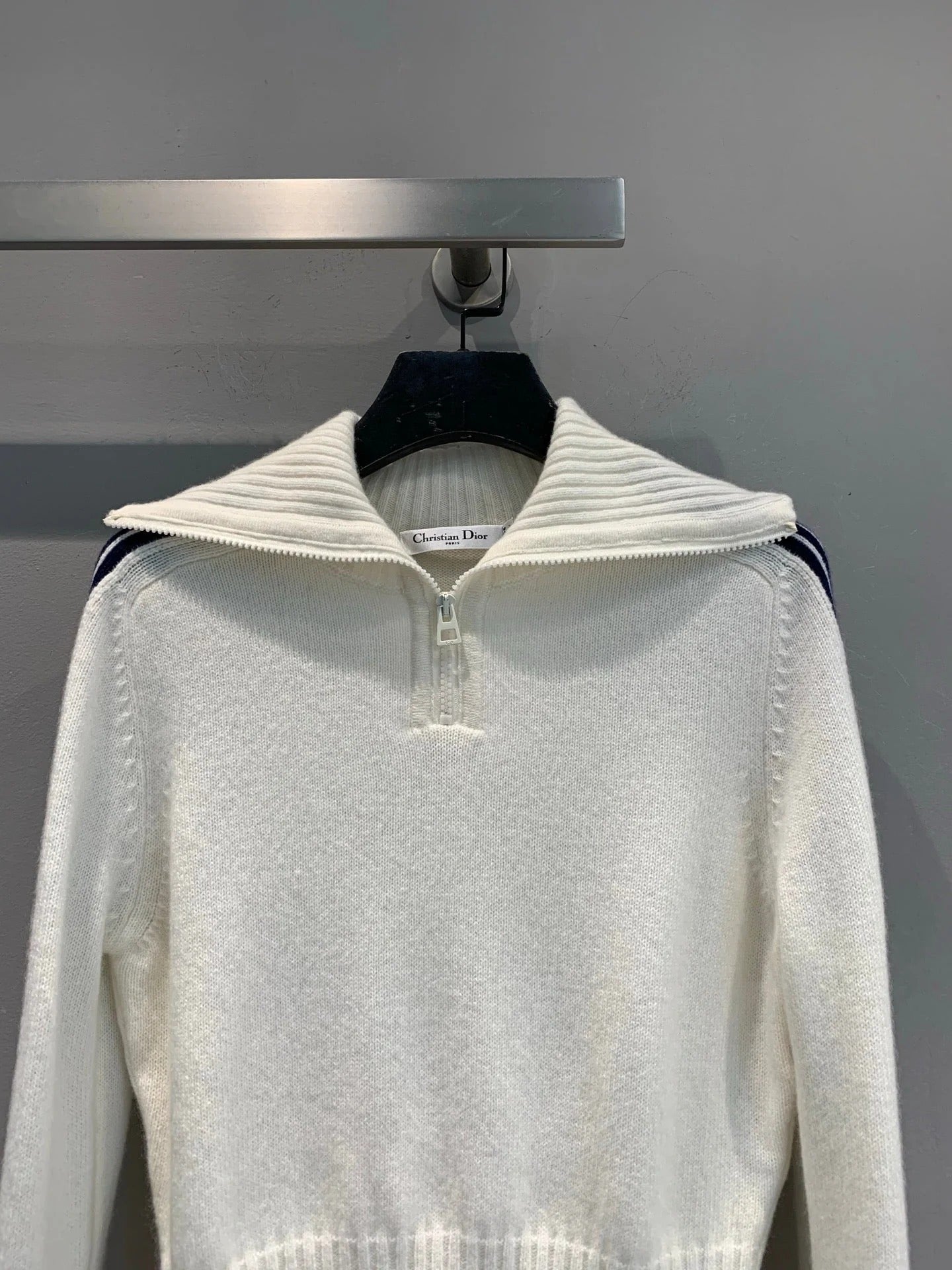 DIOR 25S ZIP-UP KNIT SWEATER 568