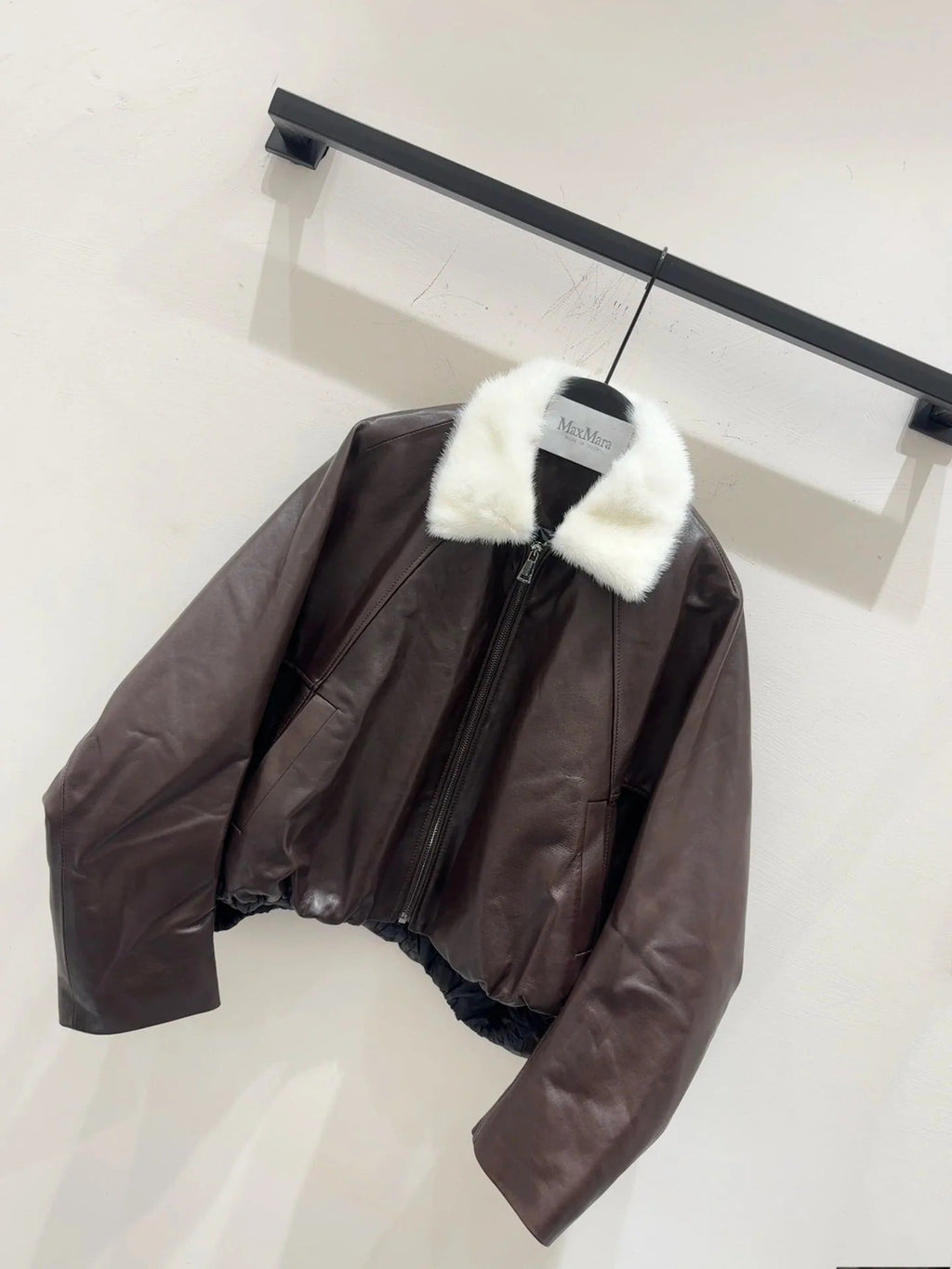 MAX MARA 25S SHORT SHEARLING COAT 169