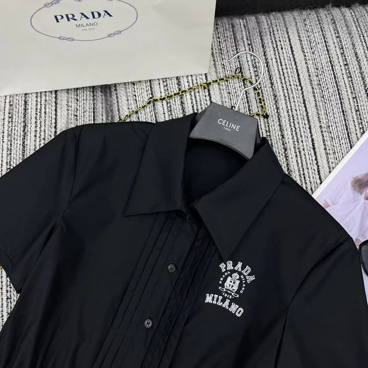 PRADA 25S SHORT-SLEEVE SHIRT 344