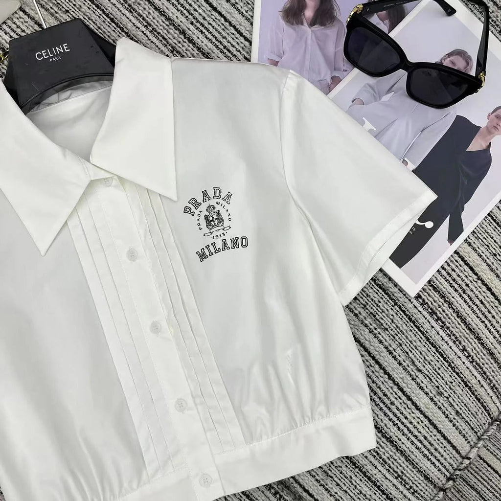 PRADA 25S SHORT-SLEEVE SHIRT 343