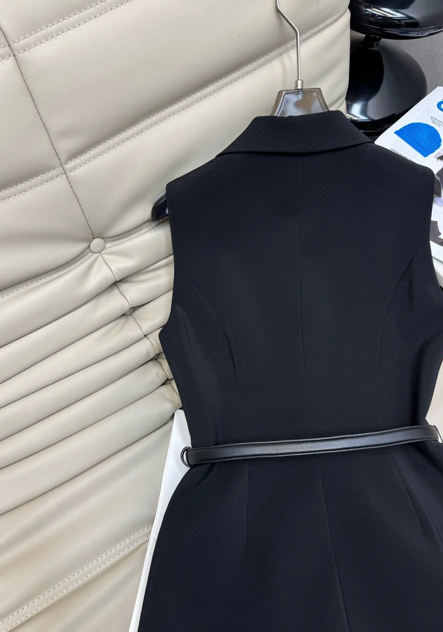 DIOR 25S TWO-PIECE V-NECK BLAZER DRESS 472