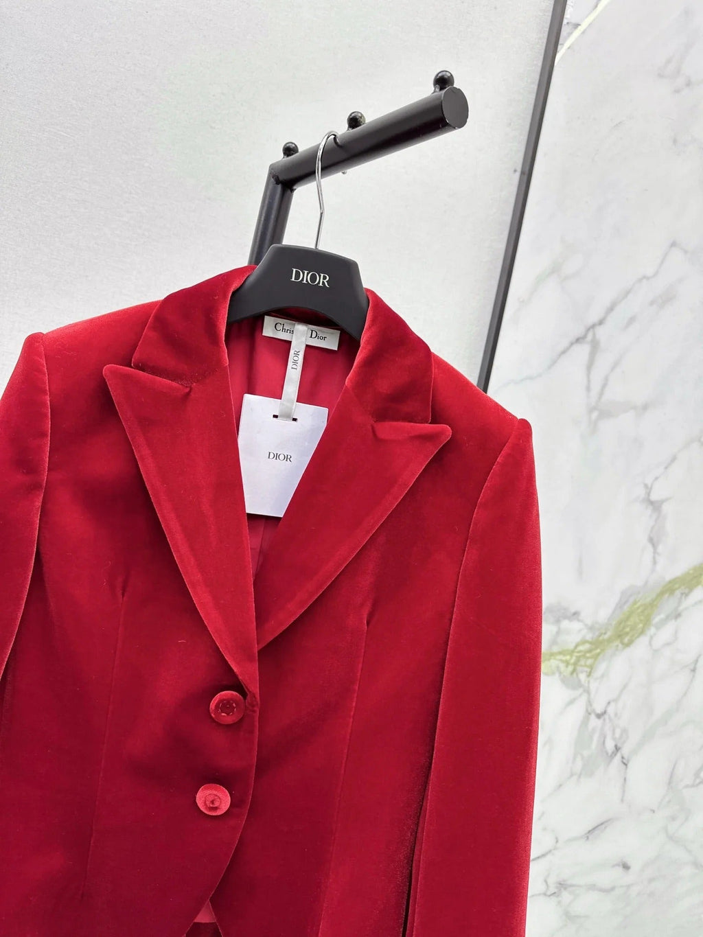 DIOR 25S VELVET BLAZER 522