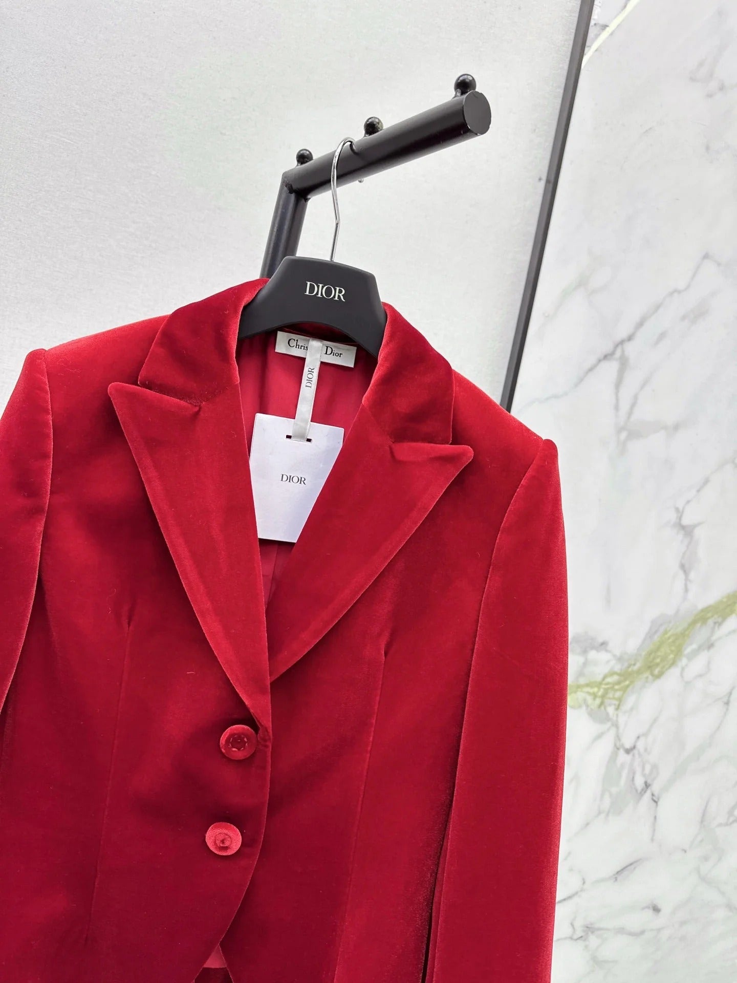 DIOR 25S VELVET BLAZER 522
