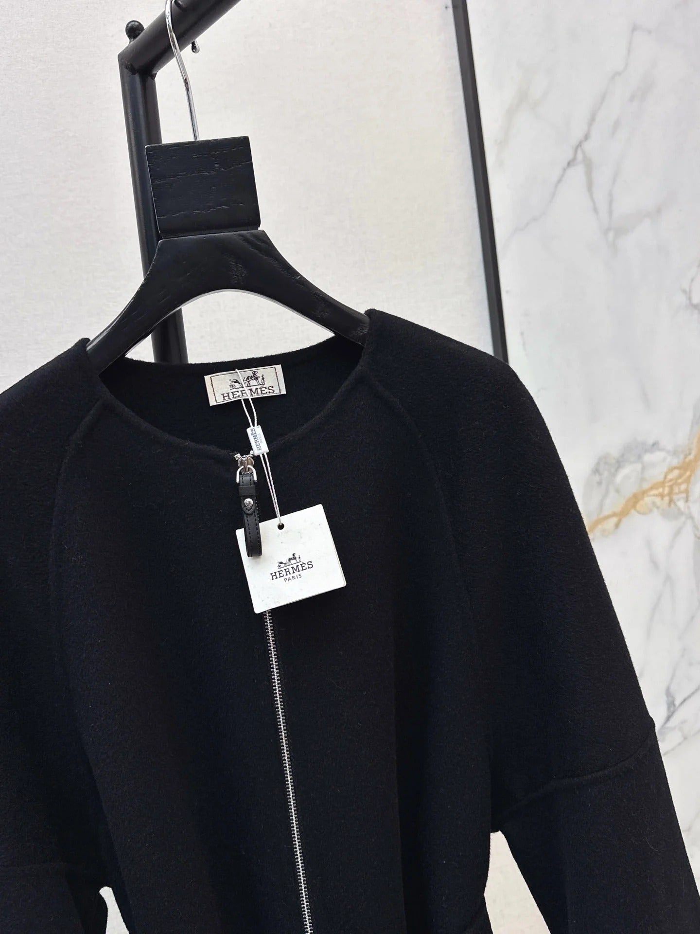 HERMES 25S LONG KNITTED COAT 217