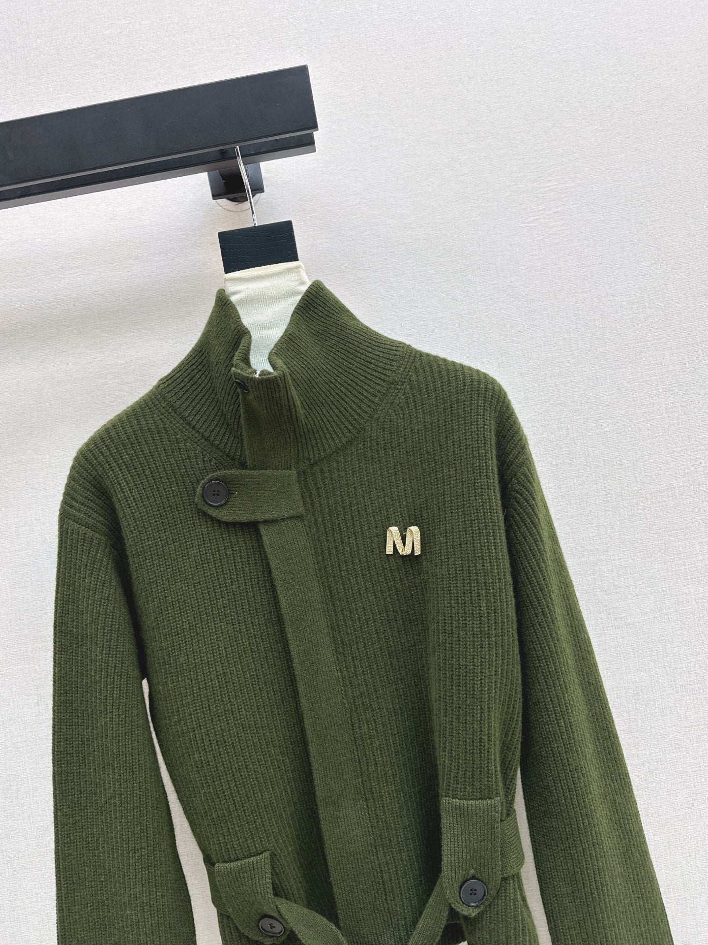 MAX MARA 25S STAND COLLAR CARDIGAN COAT 037