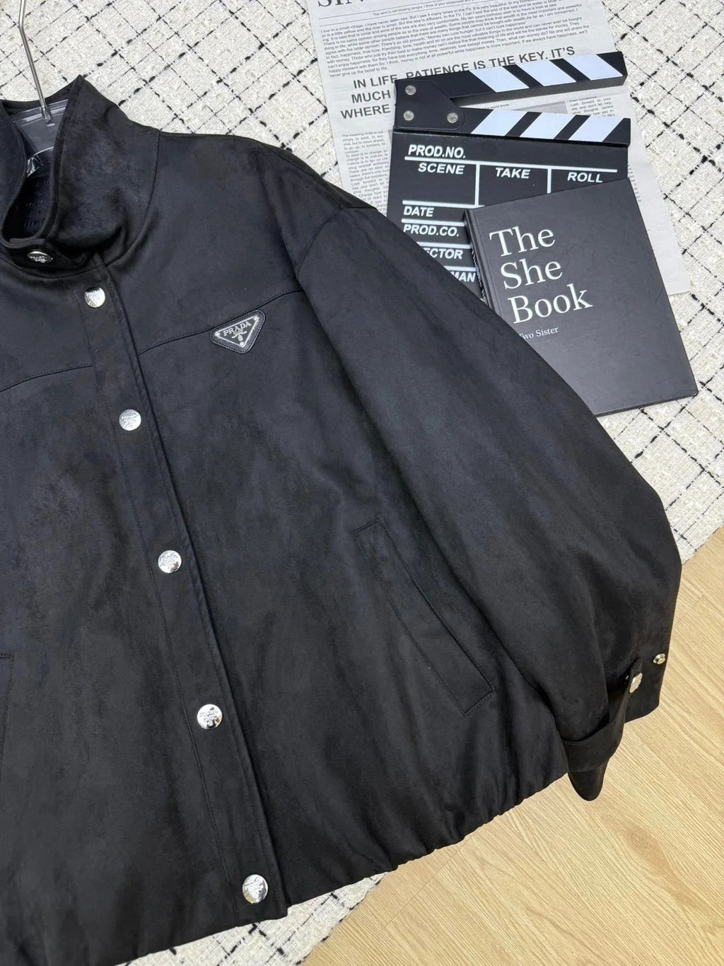 PRADA 25S STAND-COLLAR JACKET 369