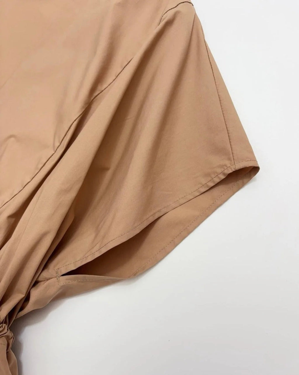 MAX MARA 25S V-NECK SHORT-SLEEVE RAGLAN DRESS 113