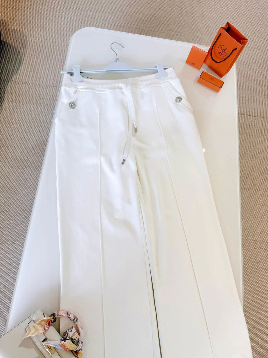 HERMES 25S WIDE-LEG PANTS 264