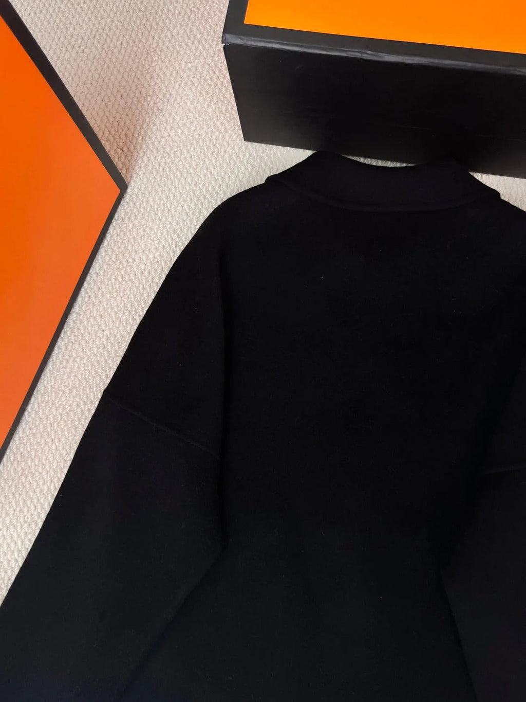 HERMES 25S SHORT CASHMERE COAT 211