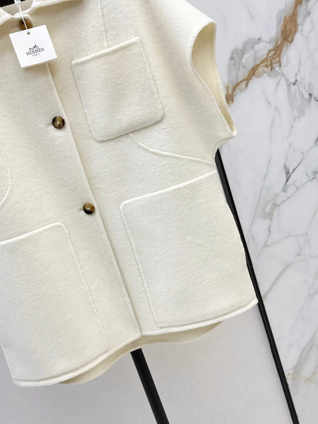 HERMES 25S PREMIUM REVERSIBLE KNIT VEST 278